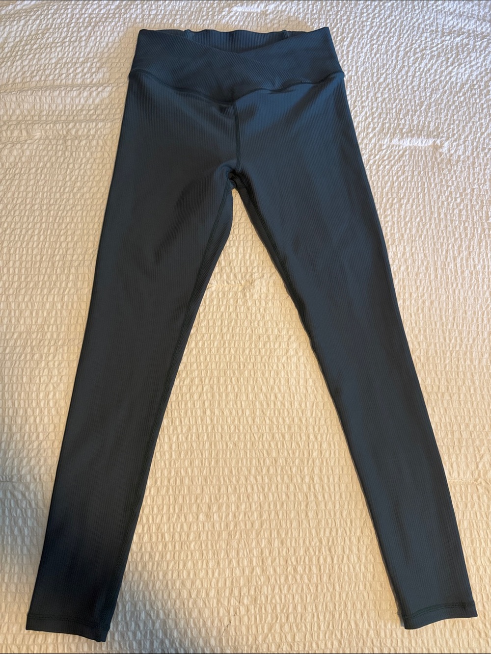Salt Project Teal Ribbed Leggings